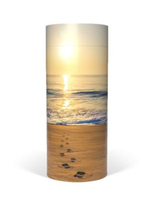 Footprints In The Sand Ashes Scatter Tube
